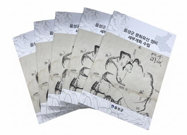 음성군, 문화유산 정비 세부계획 수립