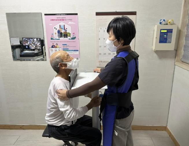 찾아가는 결핵 검진 현장